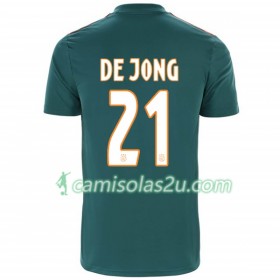 Camisolas de Futebol AFC Ajax Frenkie de Jong 21 Equipamento Alternativa 2019/20 Manga Curta